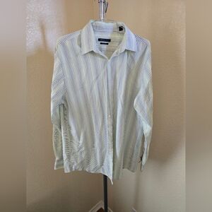 VanHeusen Long Sleeve Button Up Shirt Size16 34/35